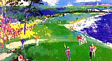 18th at Pebble Beach by Leroy Neiman